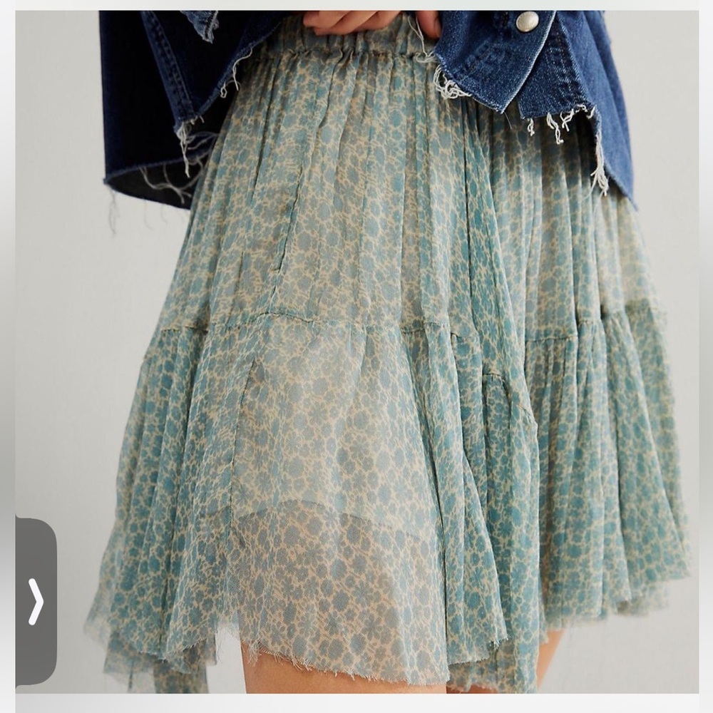 Free People one clover printed mini